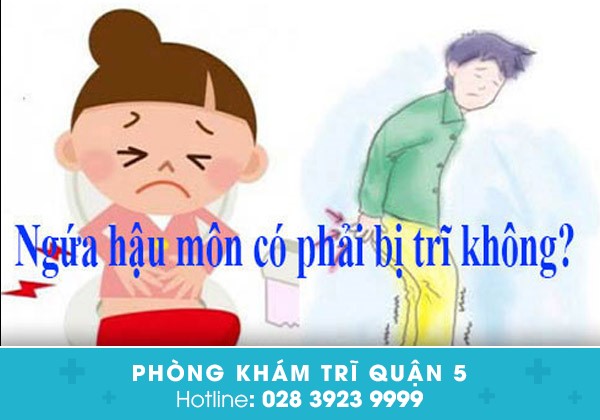 Ngứa hậu môn là biểu hiện của bệnh trĩ